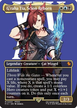 G'raha Tia, Scion Reborn (Borderless) (FIC-203)