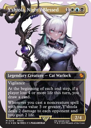 Y'shtola, Night's Blessed (Borderless) (Surge Foil) (FIC-215)