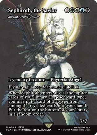 Sephiroth, the Savior - Atraxa, Grand Unifier (Showcase) (FCA-049) (Foil)