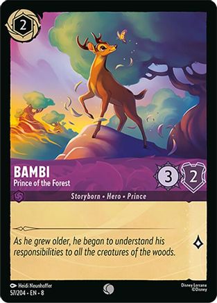 Bambi - Prince of the Forest (8-057) (Cold Foil)