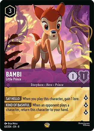 Bambi - Little Prince (8-063) (Cold Foil)