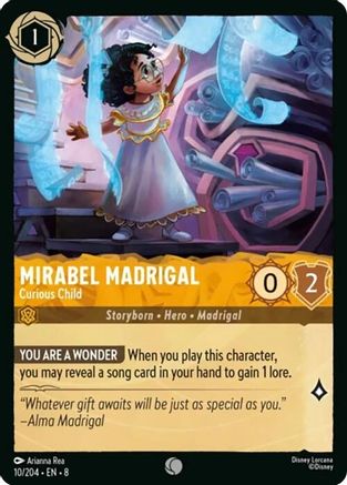 Mirabel Madrigal - Curious Child (8-010) (Cold Foil)
