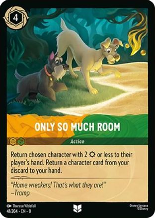 Only So Much Room (8-041)