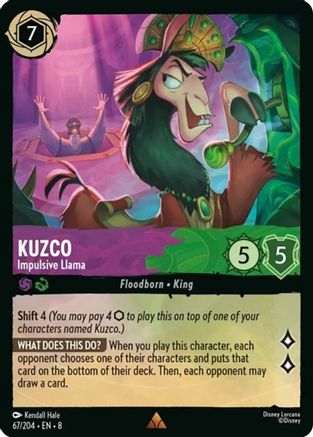 Kuzco - Impulsive Llama (8-067) (Cold Foil)