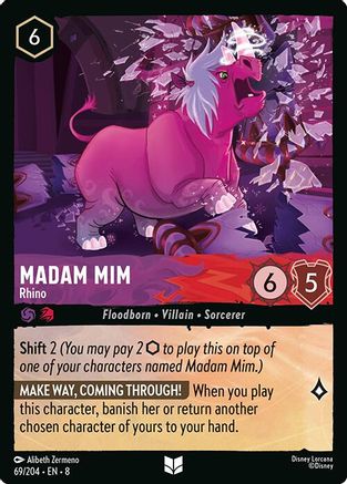 Madam Mim - Rhino (8-069) (Cold Foil)