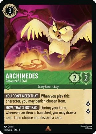 Archimedes - Resourceful Owl (8-113)