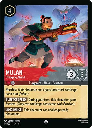 Mulan - Charging Ahead (8-141) (Cold Foil)