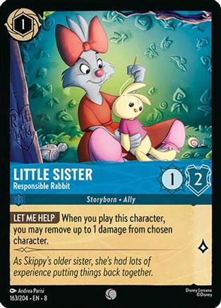 Little Sister - Responsible Rabbit (8-163) (Cold Foil)
