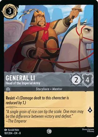 General Li - Head of the Imperial Army (8-187)