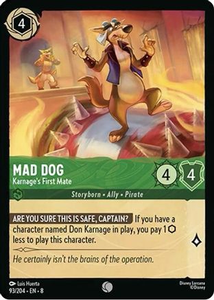 Mad Dog - Karnage's First Mate (8-093)