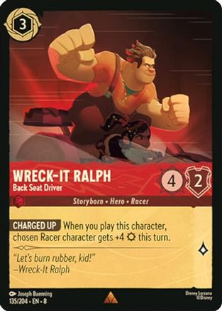 Wreck-It Ralph - Back Seat Driver (8-135)