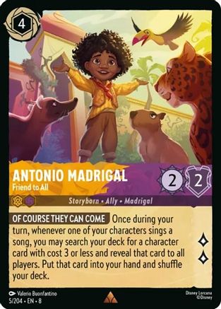 Antonio Madrigal - Friend to All (8-057) (Cold Foil)