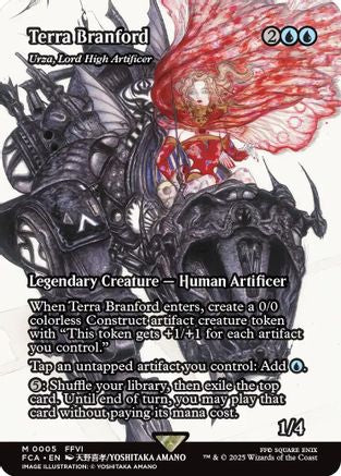 Terra Branford / Urza, Lord High Artificer (FCA-005) (Borderless)