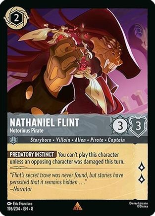 Nathaniel Flint - Notorious Pirate (8-196)