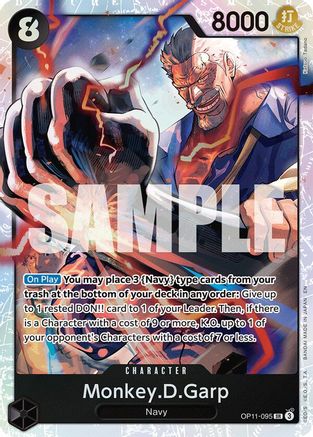 Monkey.D.Garp (OP11-095) (Foil)