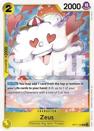 Zeus (OP11-106) (Foil)