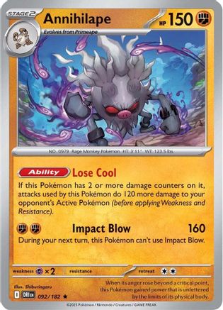Annihilape (DRI-092) (Reverse Holofoil)