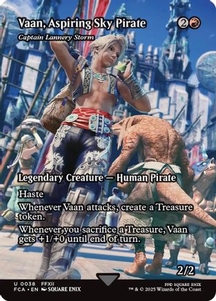 Vaan, Aspiring Sky Pirate / Captain Lannery Storm (FCA-038) (Borderless)