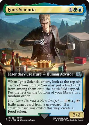 Ignis Scientia (FIN-492) (Extended Art) (Foil)