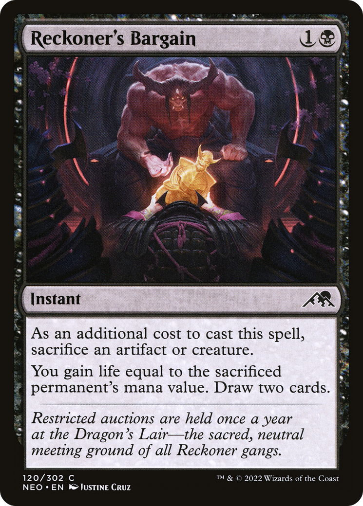 Reckoner's Bargain (NEO-120) (Foil)