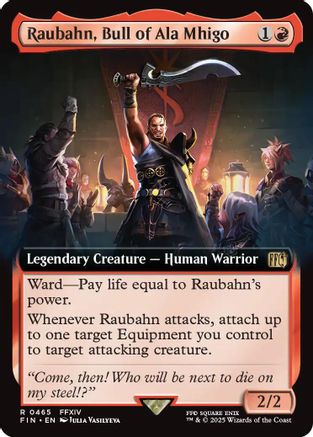 Raubahn, Bull of Ala Mhigo (FIN-465) (Extended Art) (Foil)