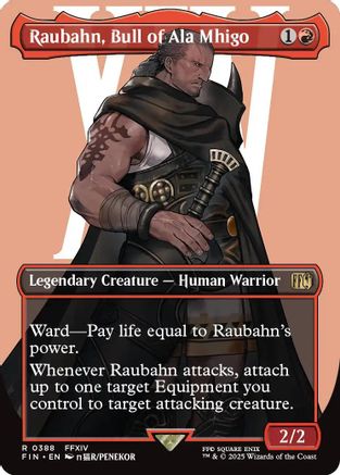 Raubahn, Bull of Ala Mhigo (FIN-388) (Borderless)
