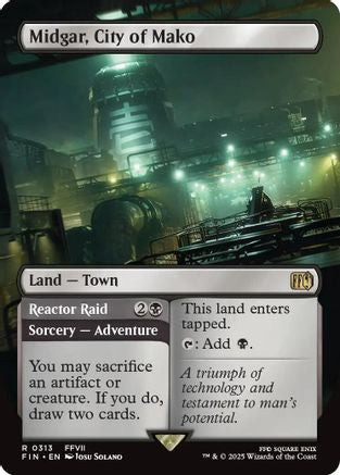 Midgar, City of Mako // Reactor Raid (FIN-313) (Borderless) (Foil)
