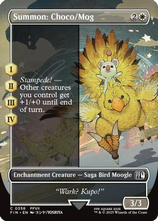 Summon: Choco/Mog (FIN-358) (Borderless)