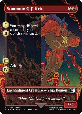 Summon: G.F. Ifrit (FIN-369) (Borderless)