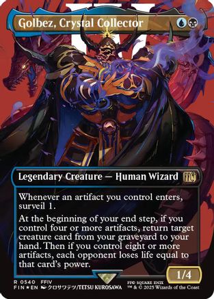 Golbez, Crystal Collector (FIN-540) (Borderless) (Surge Foil)