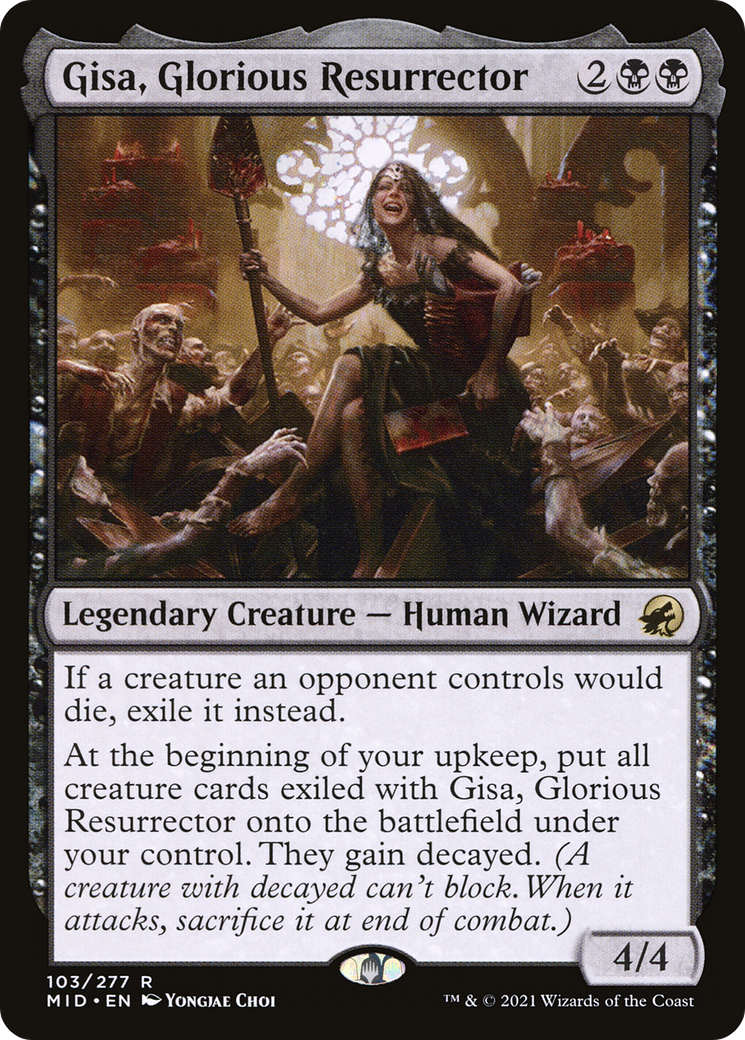 Gisa, Glorious Resurrector (MID-103) (Foil)