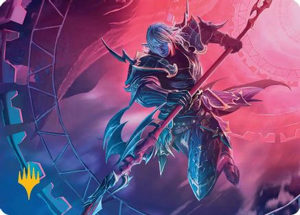 Estinien Varlineau Art Card (Gold-Stamped Planeswalker Symbol) (AAFIN-028)