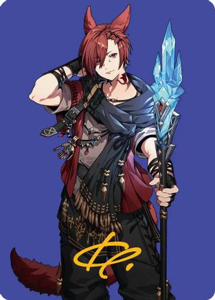 G'raha Tia, Scion Reborn Art Card (51) (Gold-Stamped Signature) (AAFIN-051)