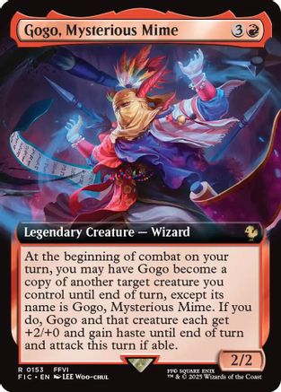 Gogo, Mysterious Mime (Extended Art) (FIC-153) (Foil)