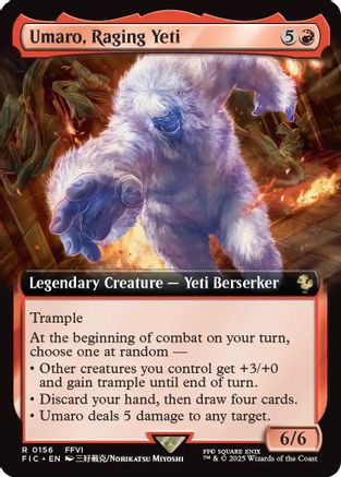 Umaro, Raging Yeti (Extended Art) (FIC-156)