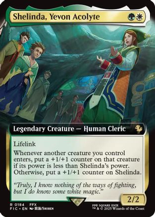 Shelinda, Yevon Acolyte (Extended Art) (FIC-184)