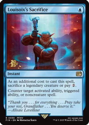 Louisoix's Sacrifice (PRE-059) (Foil)