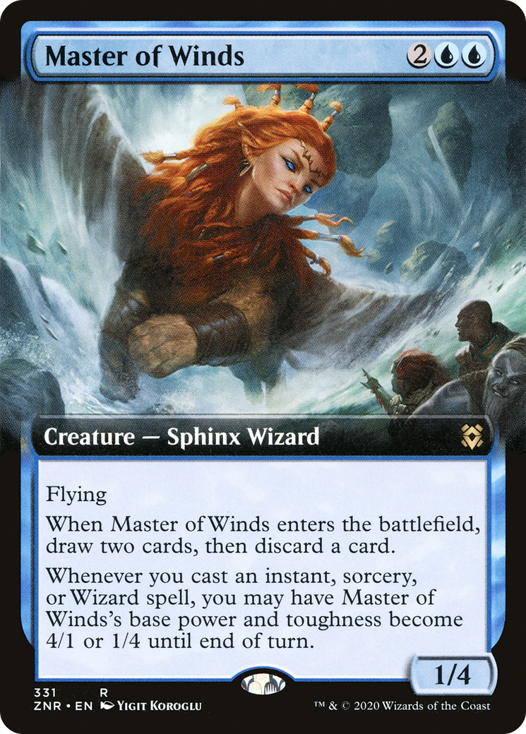 Master of Winds (ZNR-331) (Extended Art) (Foil)