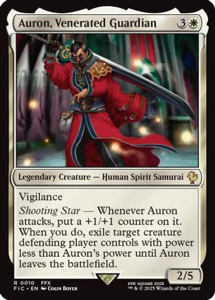 Auron, Venerated Guardian (Surge Foil) (FIC-010)