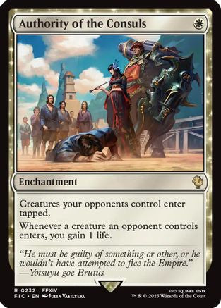 Authority of the Consuls (Surge Foil) (FIC-232)