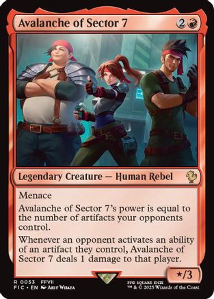Avalanche of Sector 7 (Surge Foil) (FIC-053)