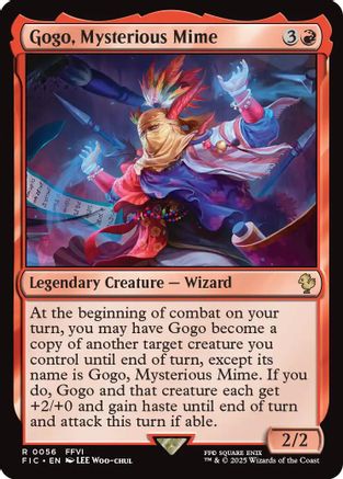 Gogo, Mysterious Mime (Surge Foil) (FIC-056)