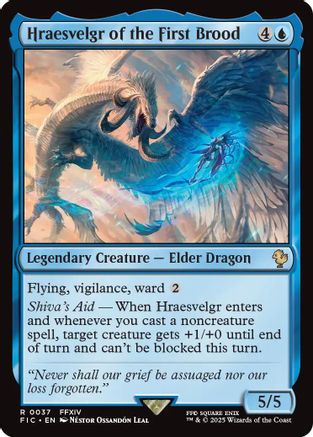 Hraesvelgr of the First Brood (Surge Foil) (FIC-037)
