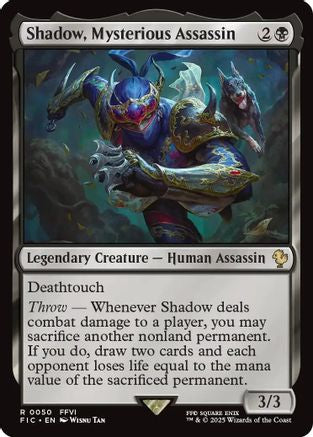 Shadow, Mysterious Assassin (Surge Foil) (FIC-050)