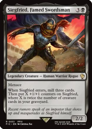 Siegfried, Famed Swordsman (Surge Foil) (FIC-051)