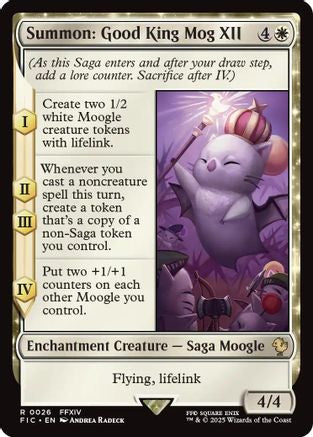 Summon: Good King Mog XII (Surge Foil) (FIC-026)