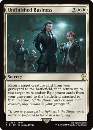 Unfinished Business (Surge Foil) (FIC-259)