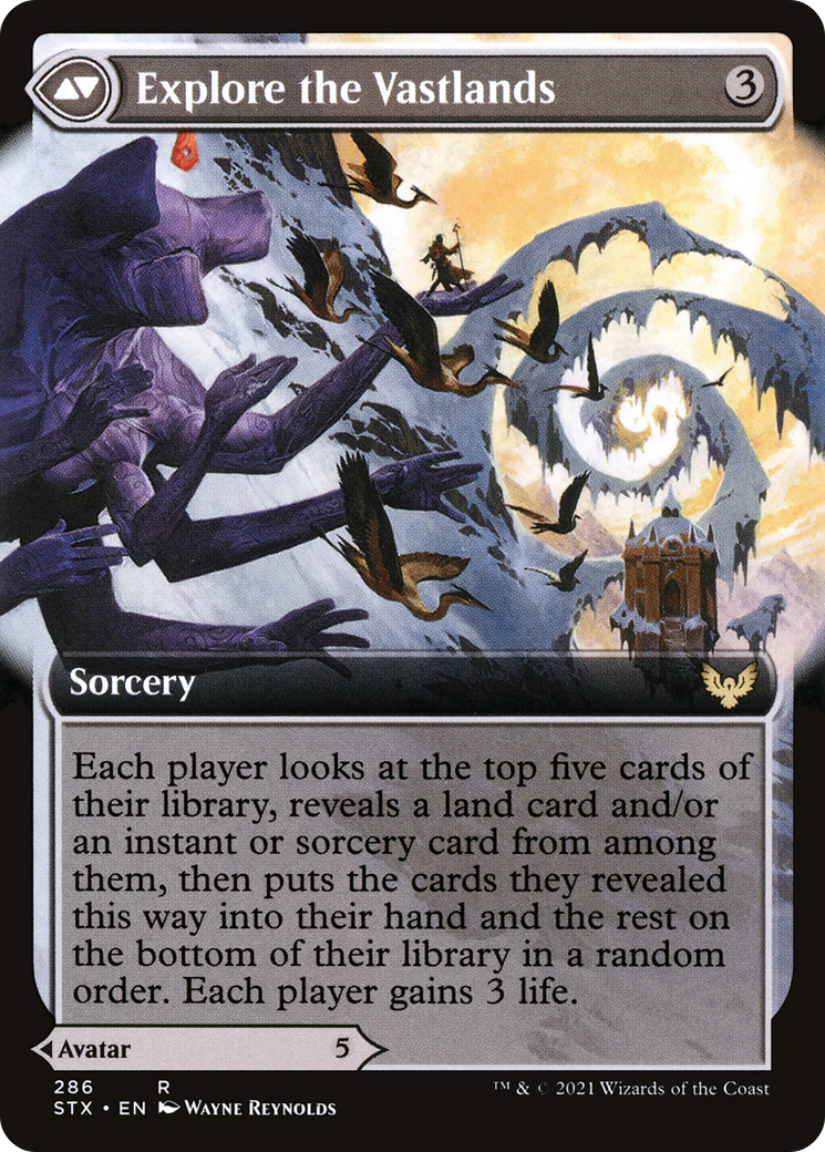 Wandering Archaic // Explore the Vastlands (STX-286) (Extended Art) (Foil)