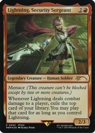 Lightning, Security Sergeant (Costco Bundle) (PMEI-002) (Foil)