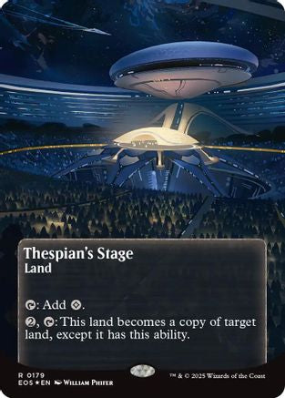 Thespian's Stage (0179) (Borderless) (Galaxy Foil) (EOS-179)